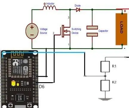 Esp8266 Tabanlı Boost Dönüştürücü, Geri Besleme Düzenleyicili İnanılmaz Blynk Kullanıcı Arayüzü ile: 6 Adım