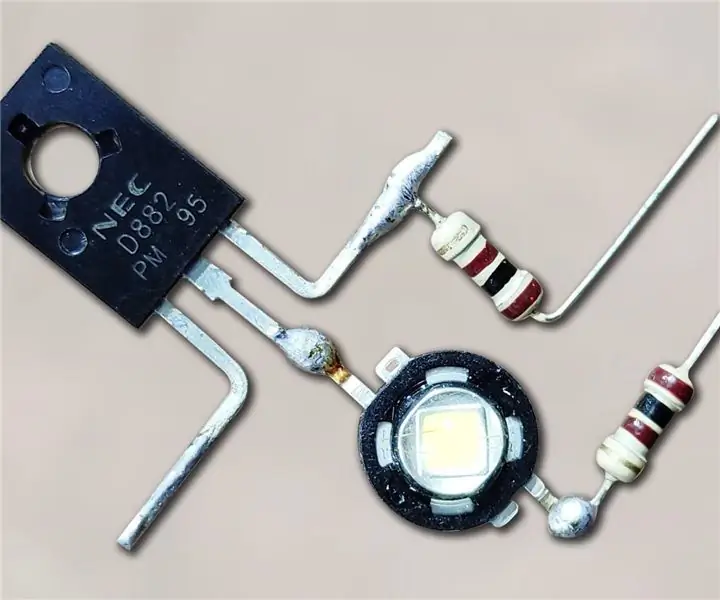 Los 3 mejores proyectos de electrónica impresionantes con el transistor D-882: 9 pasos