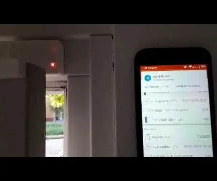 Sensor Pintu Bertenaga Baterai Dengan Integrasi Otomatisasi Rumah, WiFi, dan ESP-NOW: 5 Langkah (dengan Gambar)