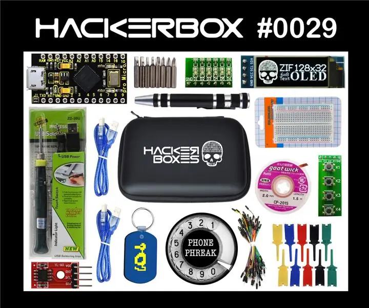 HackerBox 0029: Полеви комплект: 6 стъпки