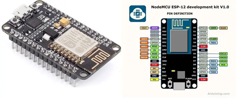 „WiFi“ESP8266 „NodeMcu ESP-12E“