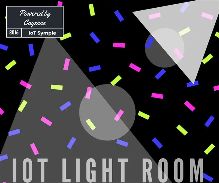 Cayenne บน Raspberry IoT Light Room: 4 ขั้นตอน