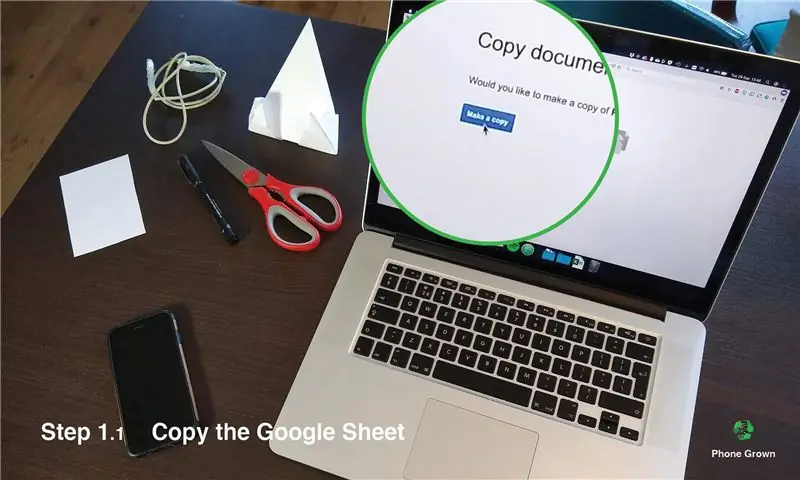 Kopieren Sie das Google-Blatt