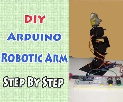 DIY Arduino robotarm, steg för steg: 9 steg