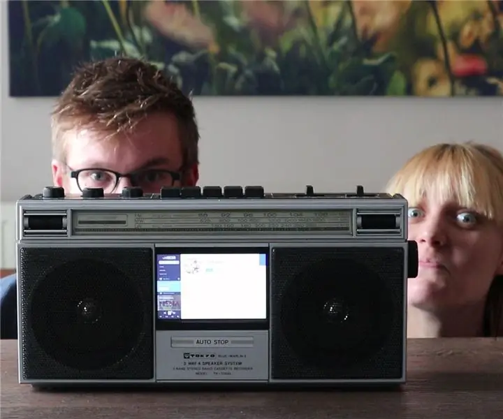 Project BoxBoom - 80 -жылдардын Boombox жаңыртылган: 8 кадам