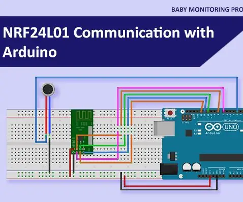 NRF24L01 Bežični prijenos između Arduina: 10 koraka