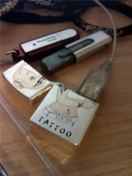 USB ZIPPO: 6 lépés (képekkel)