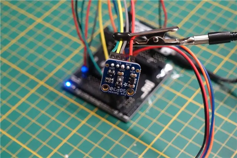 Anslut SGP30 CO2 -sensorn till Breakout Board