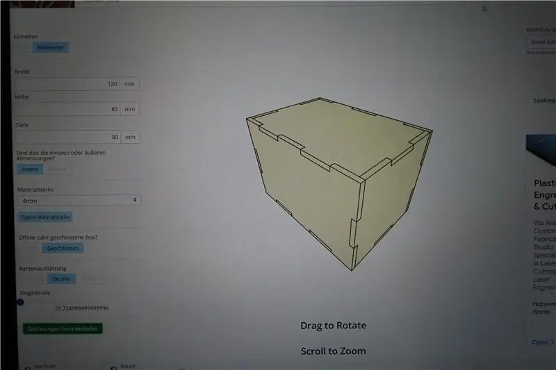 Construya la caja e instale la pantalla y el sensor