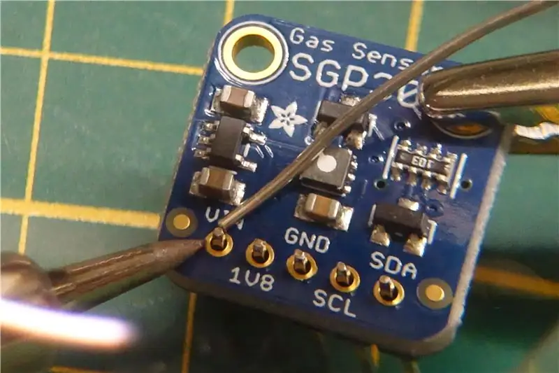 Soldering SGP30 Sensor