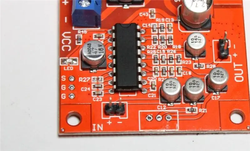 Modification du circuit d'écho