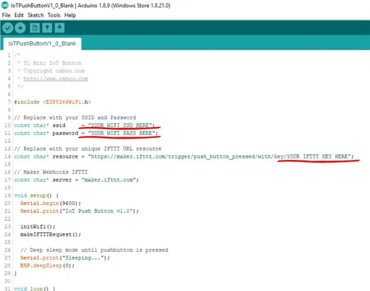 I-configure at I-upload ang Arduino Code