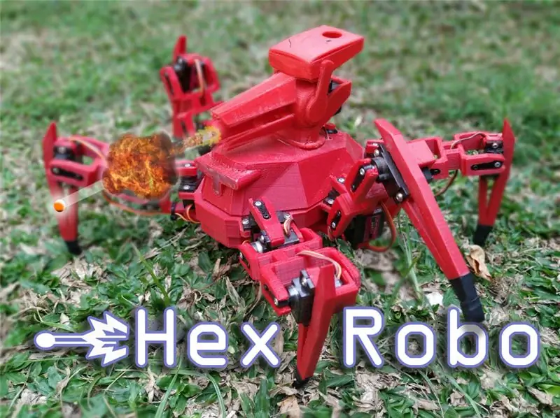 Hex Robo V1 (med kanon)