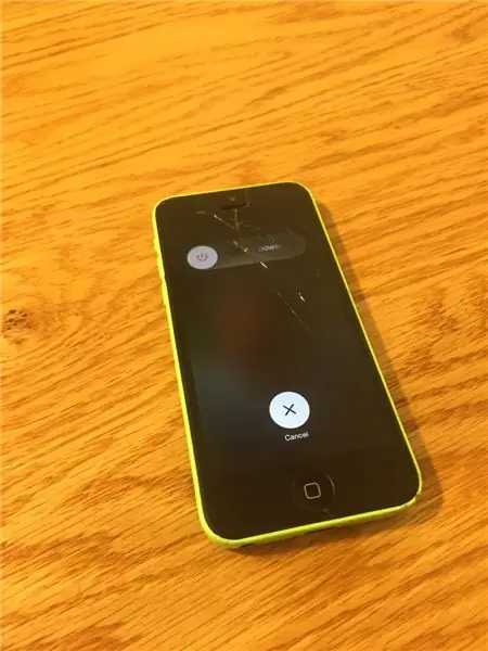 Išjunkite „iPhone 5c“