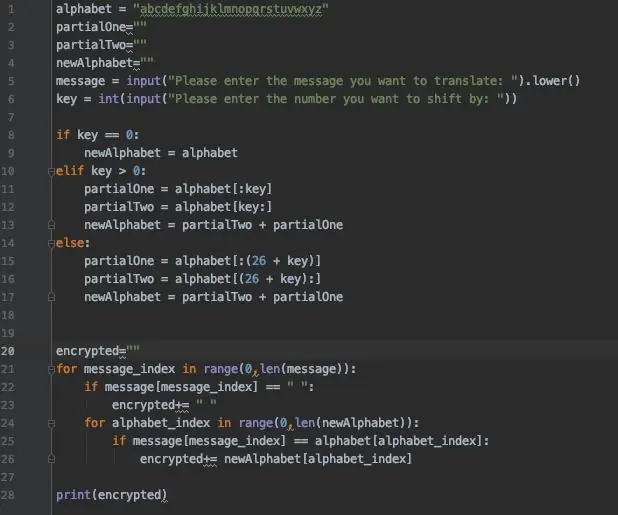 โปรแกรม Caesar Cipher ใน Python: 4 ขั้นตอน