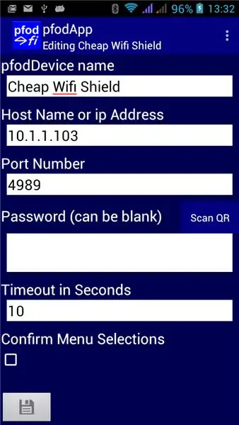 Brug af WiFi Shield