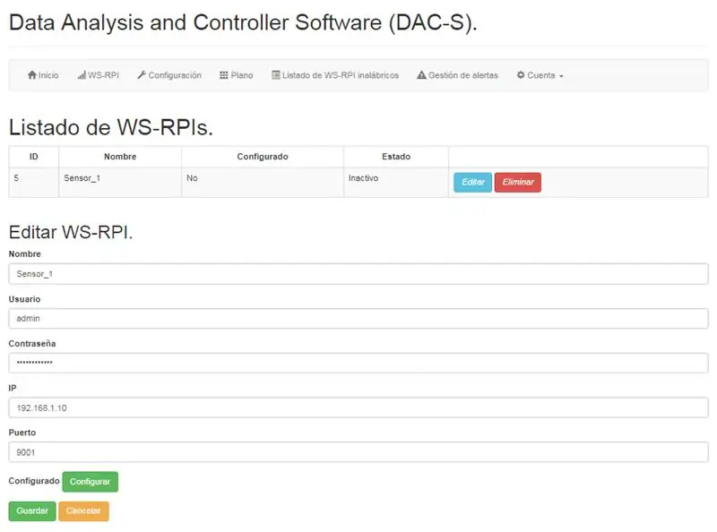 DAC-S: CONFIGURAR EL WS-RPI