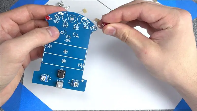 Jootmine: punased LED -id