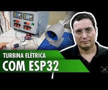 Elektrisk turbine med ESP32: 9 trin