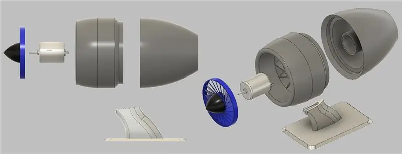 Montagem de turbina