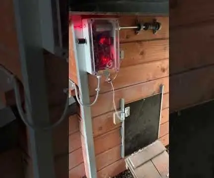 Chicken Coop Door - Arduino հիման վրա. 5 քայլ (նկարներով)