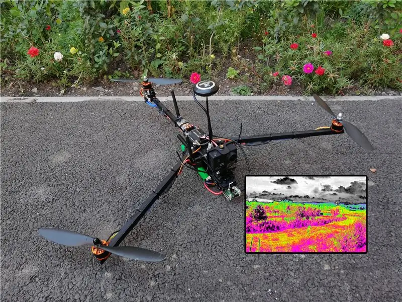 Drone de jardinagem para inspeção de plantas faça você mesmo (tricóptero dobrável com um orçamento)