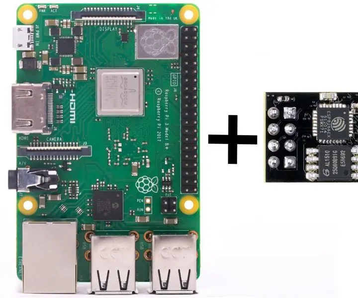 Flash ESP-01 (ESP8266) Առանց USB- ի սերիական ադապտեր `օգտագործելով Raspberry Pi: 3 քայլ