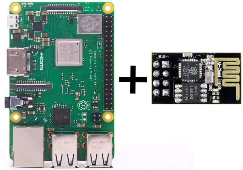 Raspberry Pi istifadə edərək USB-dən seriala adapter olmadan Flash ESP-01 (ESP8266)