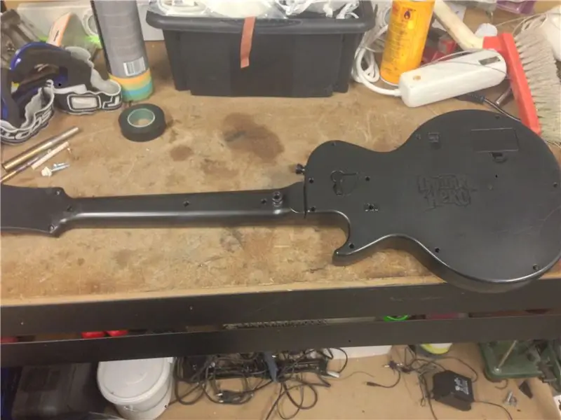 Démontage de la guitare