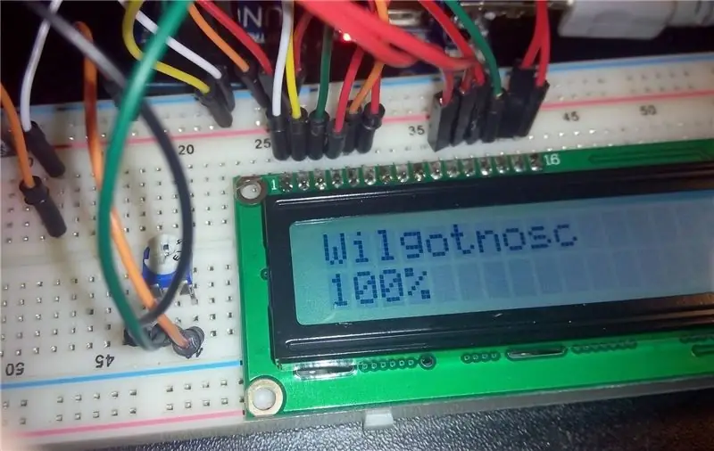 Arduino LCD Bodemvochtsensor