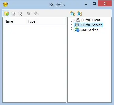 U Visuinu: Dodajte utičnicu TCP/IP poslužitelja za komunikaciju