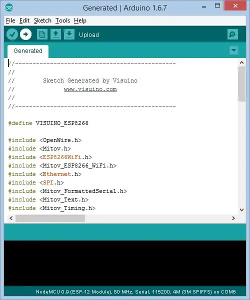 Arduino Kodunu Oluşturun, Derleyin ve Yükleyin