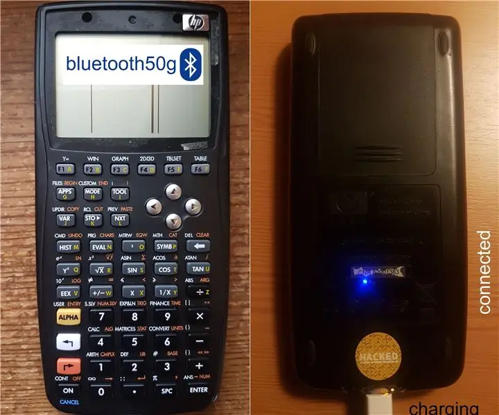 Bluetooth50g - rikkoutuneen HP50G -laskimen upcycle -projekti: 7 vaihetta