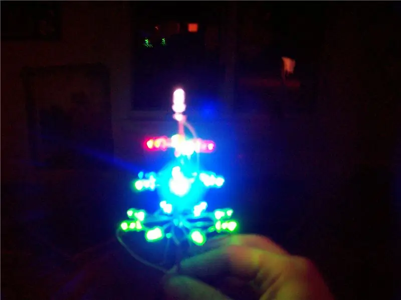 Árbol de Navidad LED alimentado por USB: 9 pasos (con imágenes)