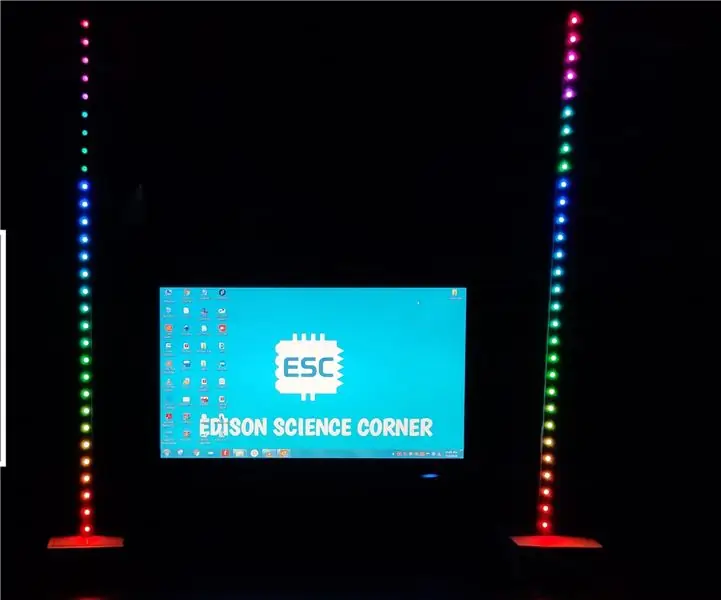 Vu -meter met Neopixel Leds: 8 stappe (met foto's)