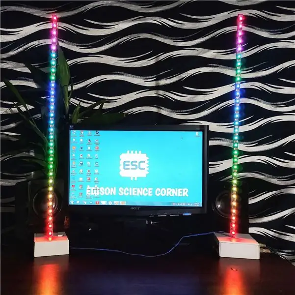 Vu Meter โดยใช้ Neopixel Leds