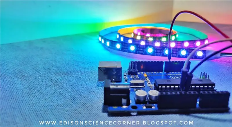 Wat word Neopixel gelei