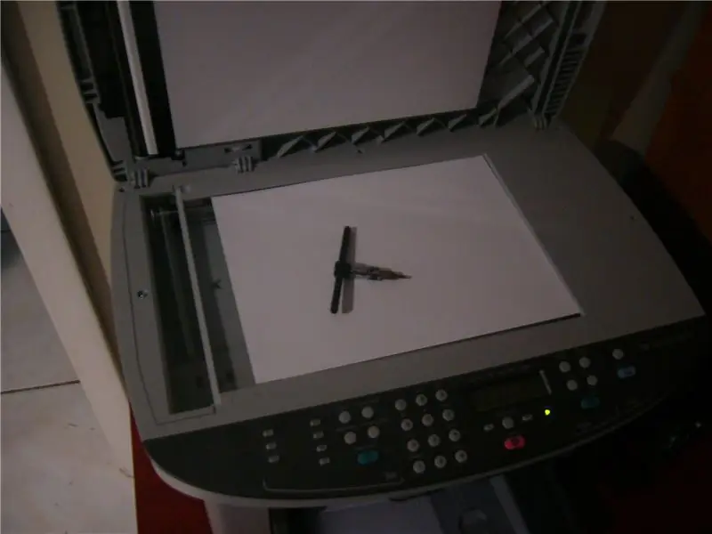 Nettoyage du dessous de la vitre d'un scanner HP