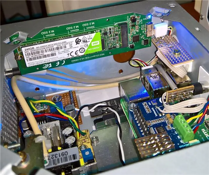 Sabit Disk, Fan, PSU və Açma-Dəyişmə A Raspberry Pi PC-PSU Masaüstü Kompüter