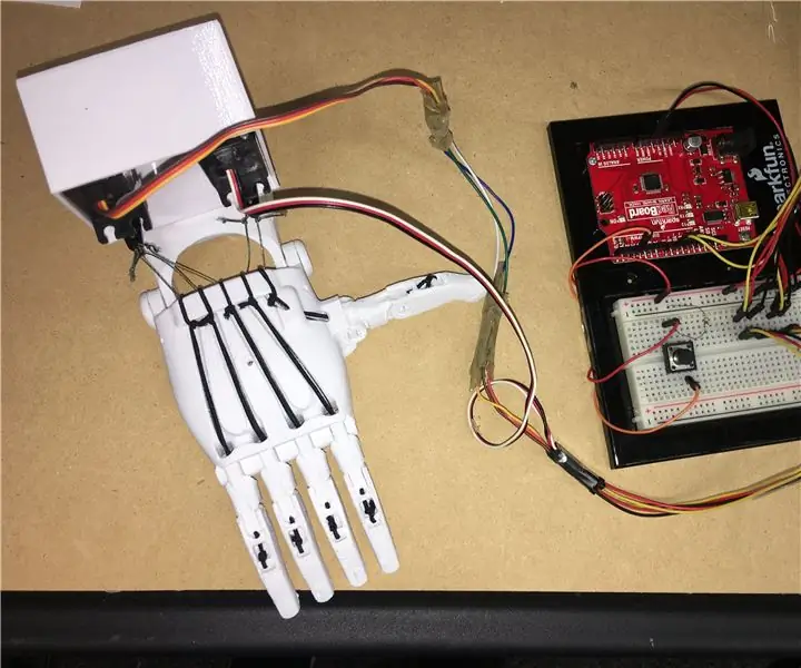 Tangan Prostetik Terkendali Servo: 8 Langkah