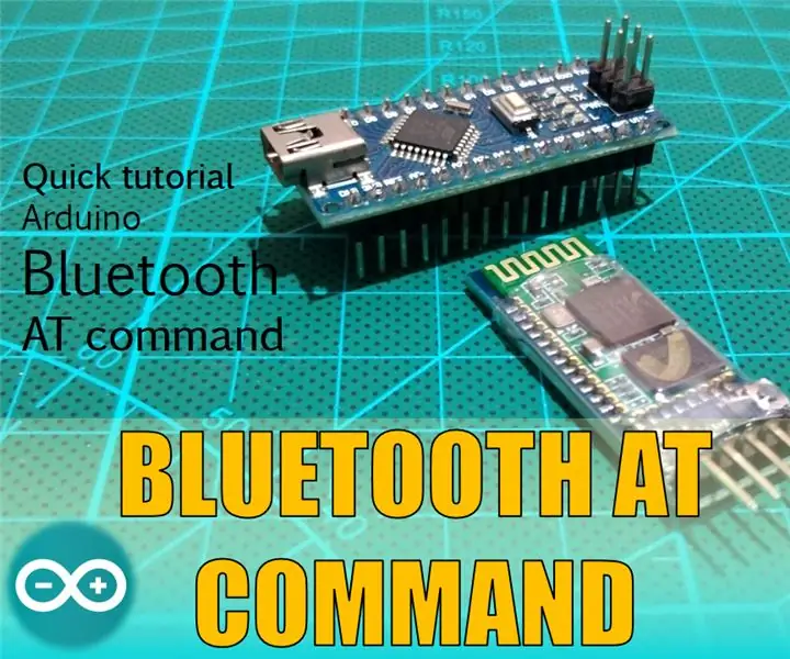 Bluetooth AT parancsok beállításai (HC05 HC06): 4 lépés