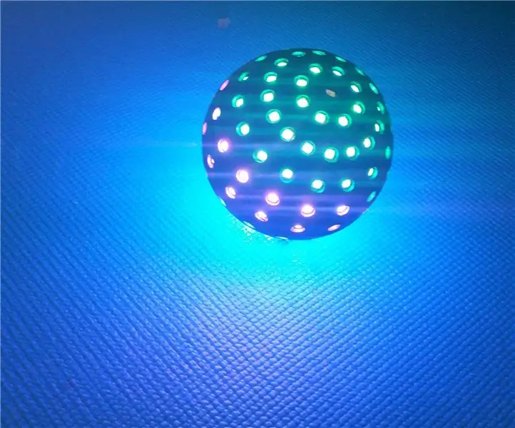 LED Gyro Sphere - Arduino: 5 steg (med bilder)