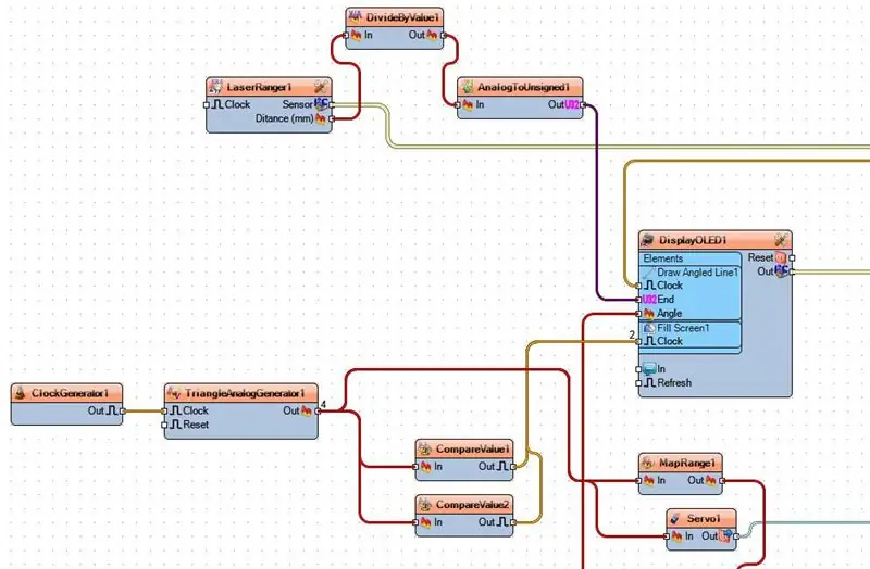 Nos componentes do Visuino Connect