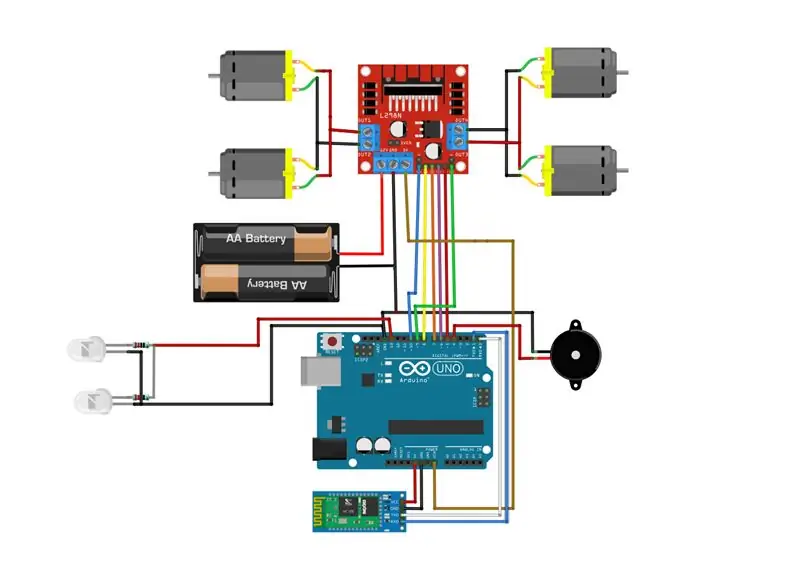 Arduino Bluetooth RC bil