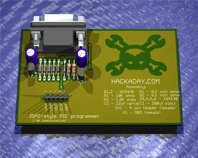 Programator de cărți de vizită PIC: 6 pași (cu imagini)