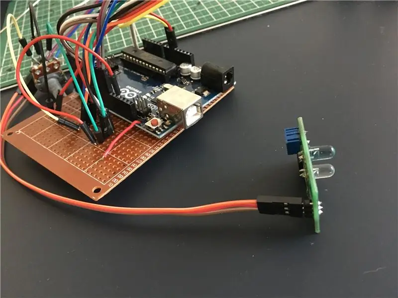 Circuito: el sensor de infrarrojos