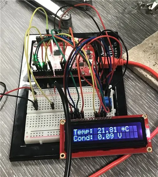 Kompleti i sondës Arduino Chemistry - Temperatura dhe Përçueshmëria