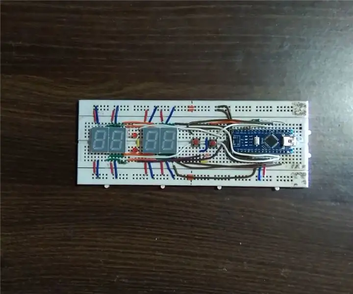 Arduino 7 szegmens óra: 4 lépés