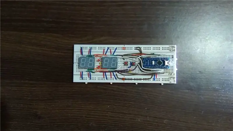 Arduino 7 खंड घड़ी