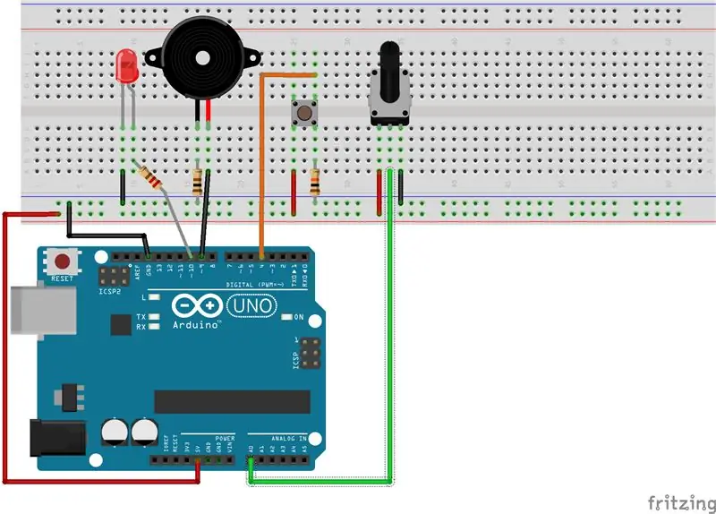 Fügen Sie ein Potentiometer hinzu